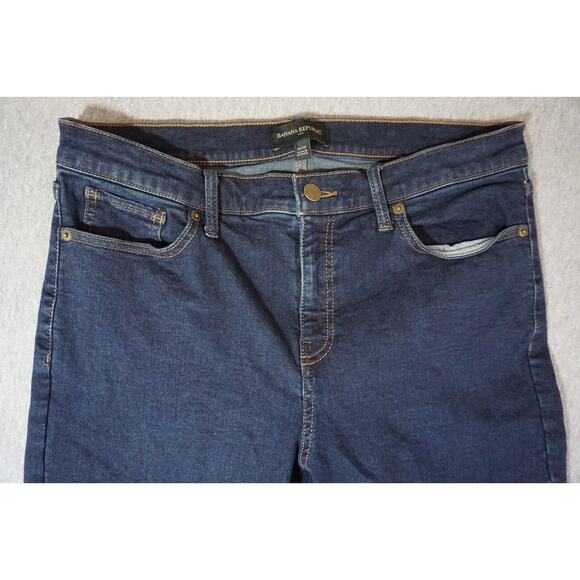 Banana Republic Women's 31/12 Straight Leg Jeans Dark Wash - Picture 2 of 12